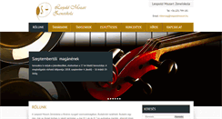 Desktop Screenshot of leopoldmozart.hu